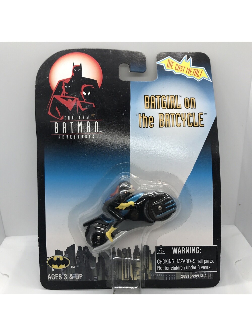 The New Batman Adventures Die-Cast Metal Figures BATGIRL ON BATCYCLE Kenner 1997